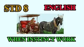 8th ENGLISH | WHEN INSTINCT WORK