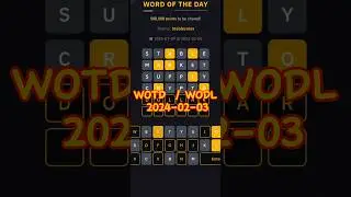 Word Of The Day! WOTD / WODL. Binance Theme: STABLECOINS. 6 Letters One Word. 2024-02-03.