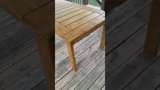 Table for outside - a father daughter project #diytable