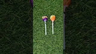 Lollipop Unboxing 🍭 | Purple vs Orange | ASMR Shorts #shorts #lollipop