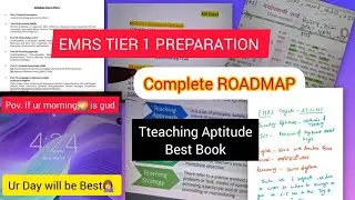 EMRS TIER 1 COMPLETE ROADMAP FOR PREPARATION📋|| DAILY TARGETS FOR EACH PORTION||