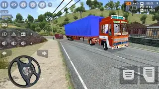 INDIAN 18 WHEELS TRUCK CONTENR TRANSPORT ONROAD HEAVY DRIVING ! IN BUS SIMULATOR INDONESIA |