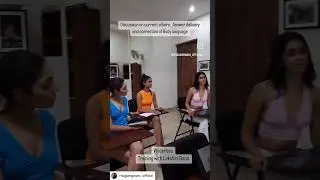 Speaking training session for Miss India 2022 girls😍💫 #sinishetty #divitarai #pragnyaayyagari