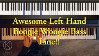 Awesome Boogie Boogie Bass Line!!