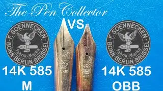 Epic Nib Battles - Soennecken 111 Extra 14K 585 M VS Soennecken 111 Extra 14K 585 OBB