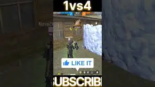 1vs4 || MP5 || nope Teammate  op clutch🤯 #simplegamerz  #freefire  #ff  #shorts  #simple  #gaming