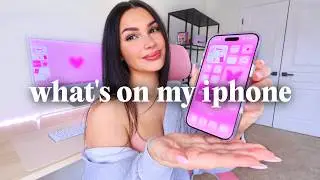 Что у меня на iPhone Air! Всё в розовом: приложения, виджеты и обои 📱💖