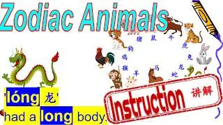 🐉🐓🐅SUPER fast to get Chinese names for 12 Chinese zodiac animals快速记忆十二生肖