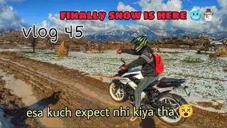 itna ghatiya road esa expect nhi kiya tha // finally baraff pd gyi // vlog 45 @mbsmotovlogs
