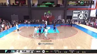 We scored 119 points 😭😱🤣 6’1 builds with all 90+ attributes are so fun in the REC 