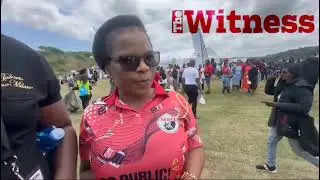 SADTU Provincial Secretary addressed members of the union to maintain calm as they enter the imbizo
