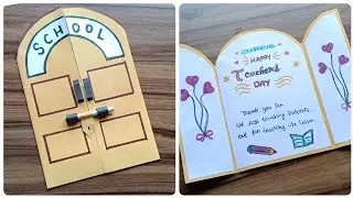 Simple Teacher's Day Cards for school competition / Teacher's Day Gifts/ Greeting Card / paper craft