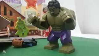 Hulk vs Thor stop motion 
