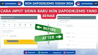 CARA TAMBAH PD BARU NON DAPODIK/EMIS DI SPDATADIK AGAR MASUK KE DAPODIK