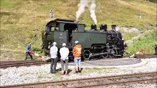 Dampfbahn Furka Bergstrecke  Hg 4/4    Realp - Furka - Gletsch