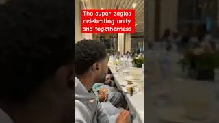 Super eagles celebrating unity and togetherness #afcon2025 #sports #afcon