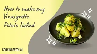 Perfect Vinaigrette Potato Salad @cookingwithal8