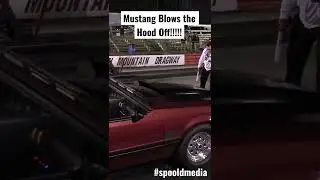 Nitrous explosion sends the hood sky high!!!! #spooldmedia