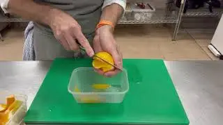 Segmenting an orange &ndash; knife skills
