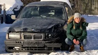 Разбила е36. Порядок действий в Латвии. 