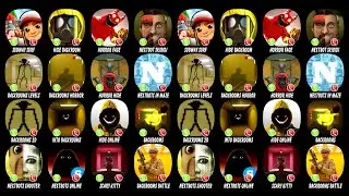 Subway Surf, Hide in The Backroom, Horror Face, Nextbot in Backrooms Skibidi, Backrooms...