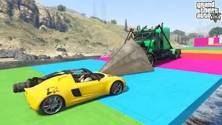 Cars vs Cars Challenge 777.777% People Break Their Chair After This Race in GTA 5!