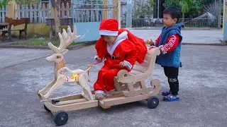 Building a Reindeer Vehicle from Recycled Materials with Creative Handmade Design Idea