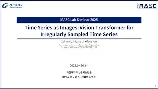 [논문 리뷰] Time Series as Images: Vision Transformer for Irregularly Sampled Time Series