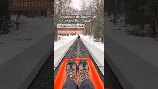 Sledding at Blackwater Falls State Park  | Longest Sled Run on the East Coast | West Virginia