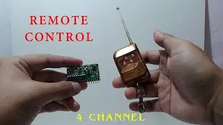 Remote Control 4 Channel Receiver Kits Arduino 2262 2272
