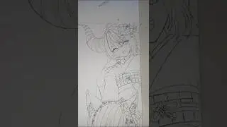 [art] la+ darkness #shorts #drawing #laplusdarknesss