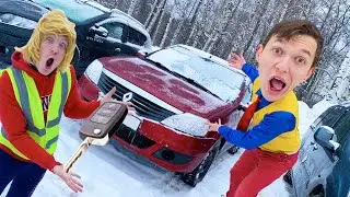 Mr. Joe found car Renault Logan on Auto Auction and Started Race & Mr. Joke 13+