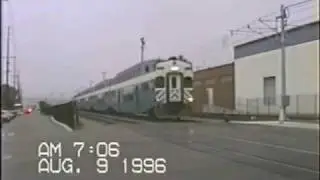 Amtrak & Coaster Trains, 8/9/96, Pt.1