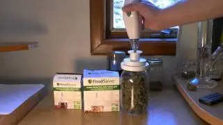 Vacuum seal your cannabis in jars !