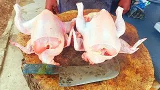 4KG Chicken Cutting Skill / Chicken Shop Cutting / Per Kg ₹.170 / CT 360*🔪