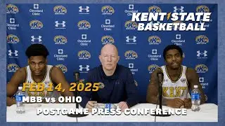Kent State Men's Basketball vs. Ohio 2.14.25 | Postgame Press Conference