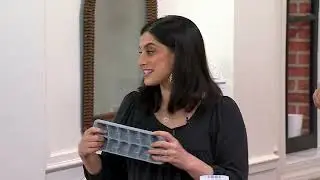 Tovolo Mini Silicone Ice Cube Tray w/ Storage Bins & Ice Cups on QVC