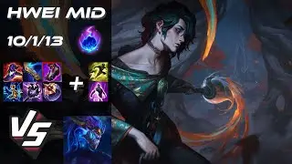 MID Hwei vs Aurelion Sol - NA Challenger Patch 25.23