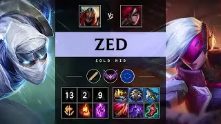 Zed Mid vs Katarina: Dominating - EUW Master Patch 14.21