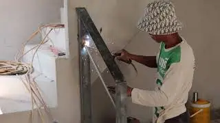 Making Hand Rails by Pro Welder-House Construction