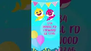 Baby Shark Invitation