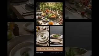 Elegant Biodegradable Tableware for a Sustainable Lifestyle 🌿
