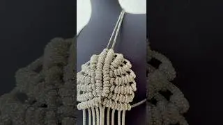 𝗠𝗮𝗰𝗿𝗮𝗺𝗲 rhinestone shell bra top 🐚 Makramee Strass Muschel Bikini 👙Макраме лиф ракушка из страз топ