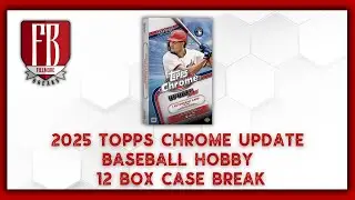 Коллекционные бейсбольные карточки Topps Chrome Update Series 2025 года | Распаковка кейса из 12 ...