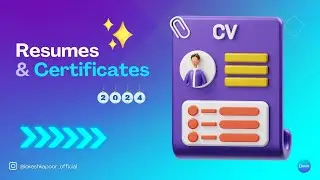 Designing Resumes & Certificates Using Canva in 2024