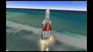 Launch of Energia with Deltaglider S from Cape Canaveral (ORBITER)