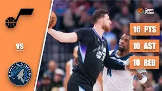 Jusuf Nurkić - 16 Points, 10 Assists, 18 Rebounds vs Timberwolves - 2025-26 Regular Season