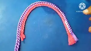 Handmade Double Colour Choker Necklace !! Silk Tread Jewellery Making