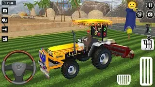 Indian Tractor Agriculture Game Play Part #1 - New Tractor Simulator 3D Games
