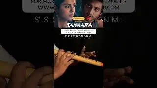 Saiyaara Title Song Flute Notes | #saiyaara #flutetutorial #flutelessons #flutecover